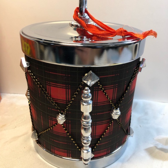 Vintage Tartan Ice Bucket with Lid,  Hong Kong Drum style With Original Box - Picture 6 of 16